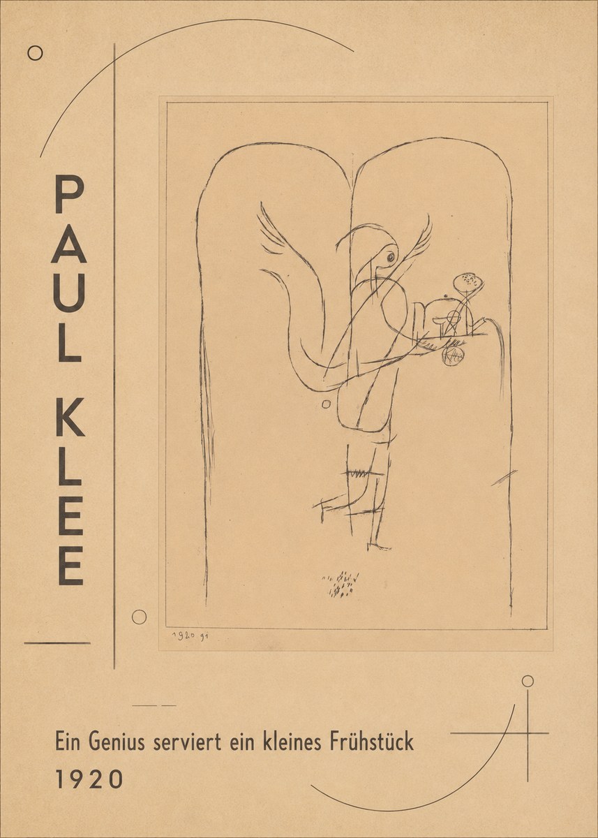 Paul Klee Ein Genius Serviert Ein Kleines Frühstück No2 - Plakat