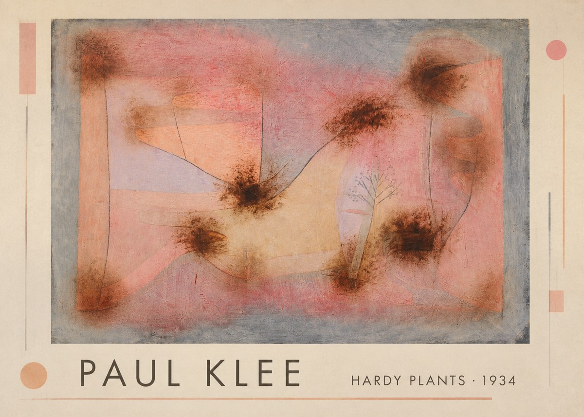 Paul Klee Hardy Plants II No1 - Plakat