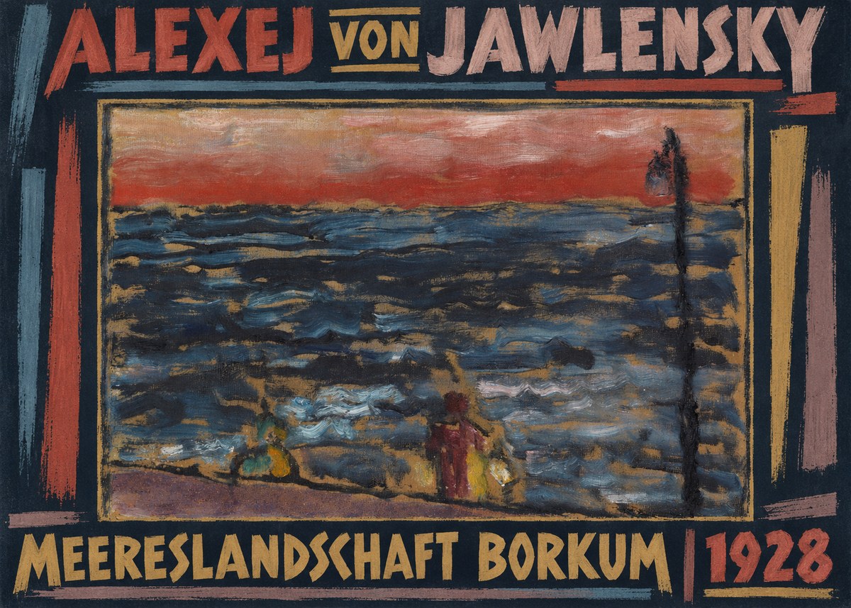 Alexej von Jawlensky Meereslandschaft Borkum No5 - Plakat
