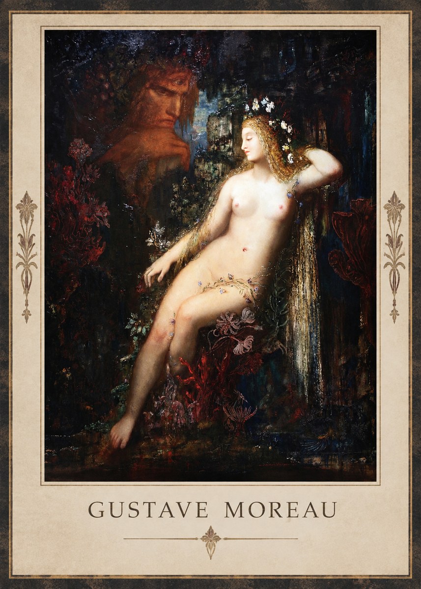 Gustave Moreau Hélène No2 - Plakat