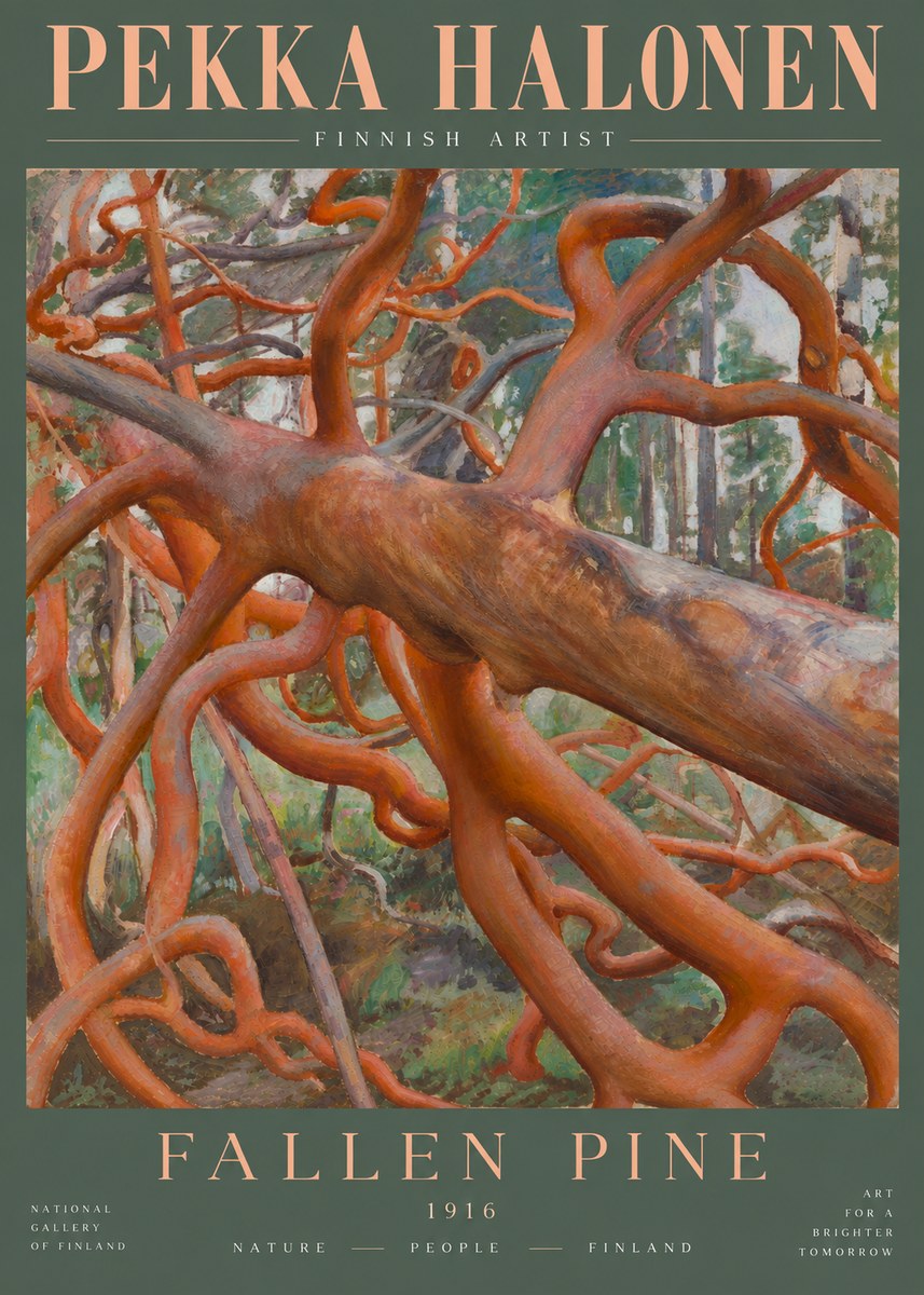 Pekka Halonen Fallen Pine No5 - Plakat