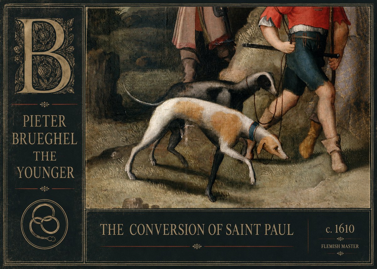 Pieter Bruegel The Conversion of Saint Paul II No5 - Plakat
