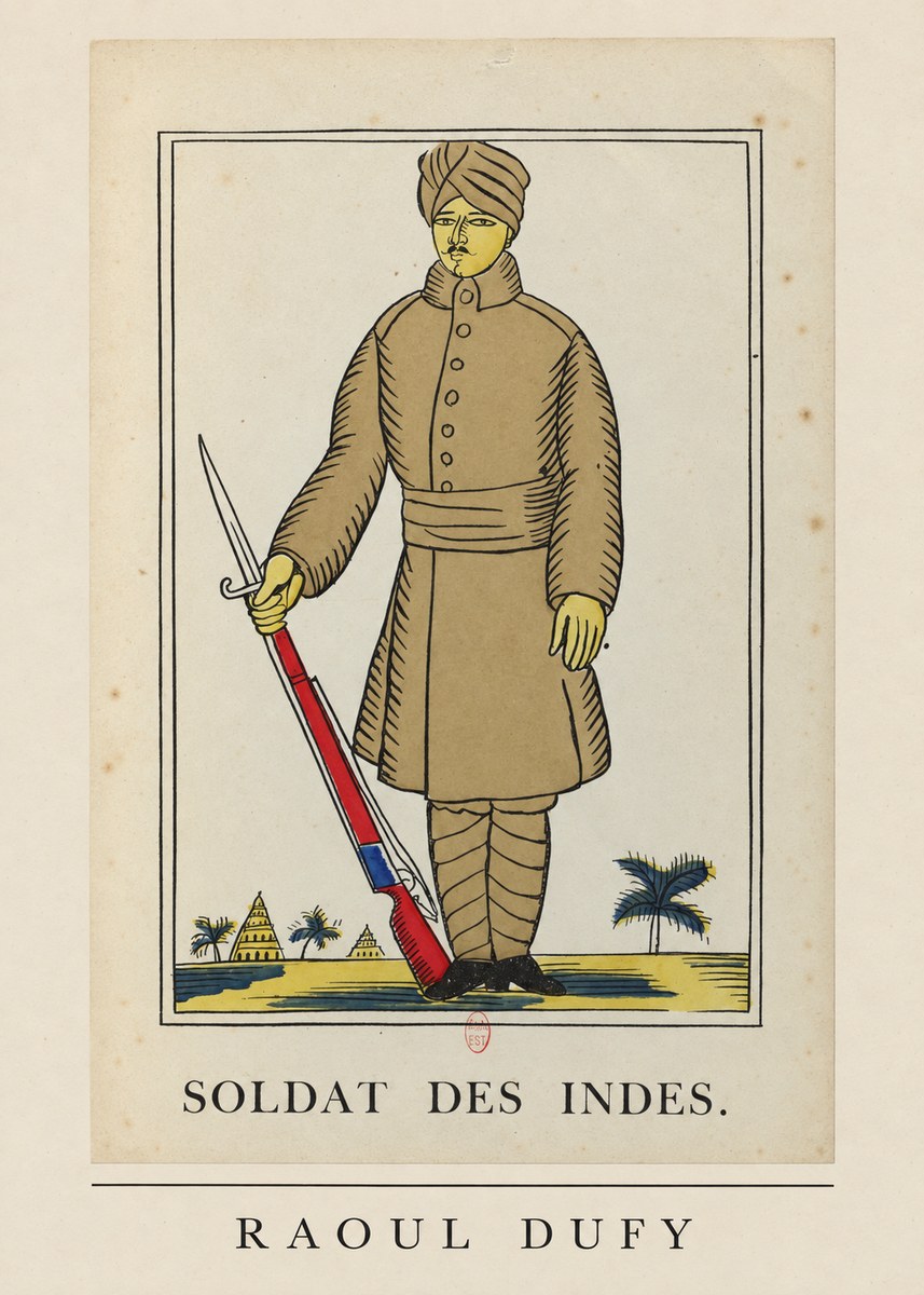 Raoul Dufy Soldat Des Indes. No6 - Plakat