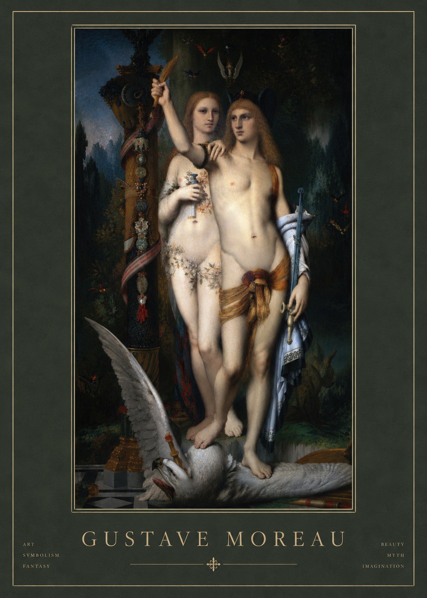 Gustave Moreau The Chimeras No3 - Plakat