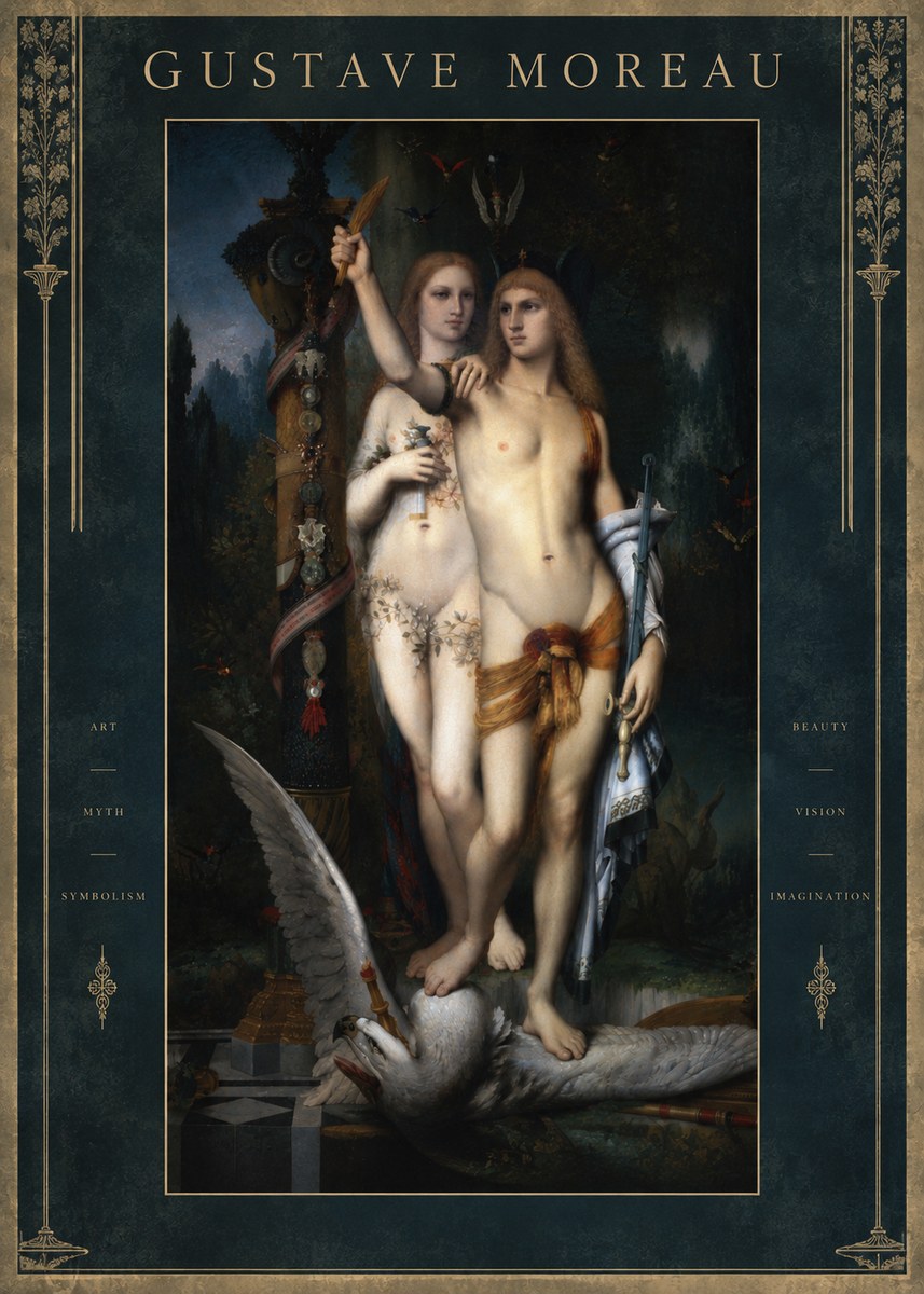 Gustave Moreau The Chimeras No5 - Plakat