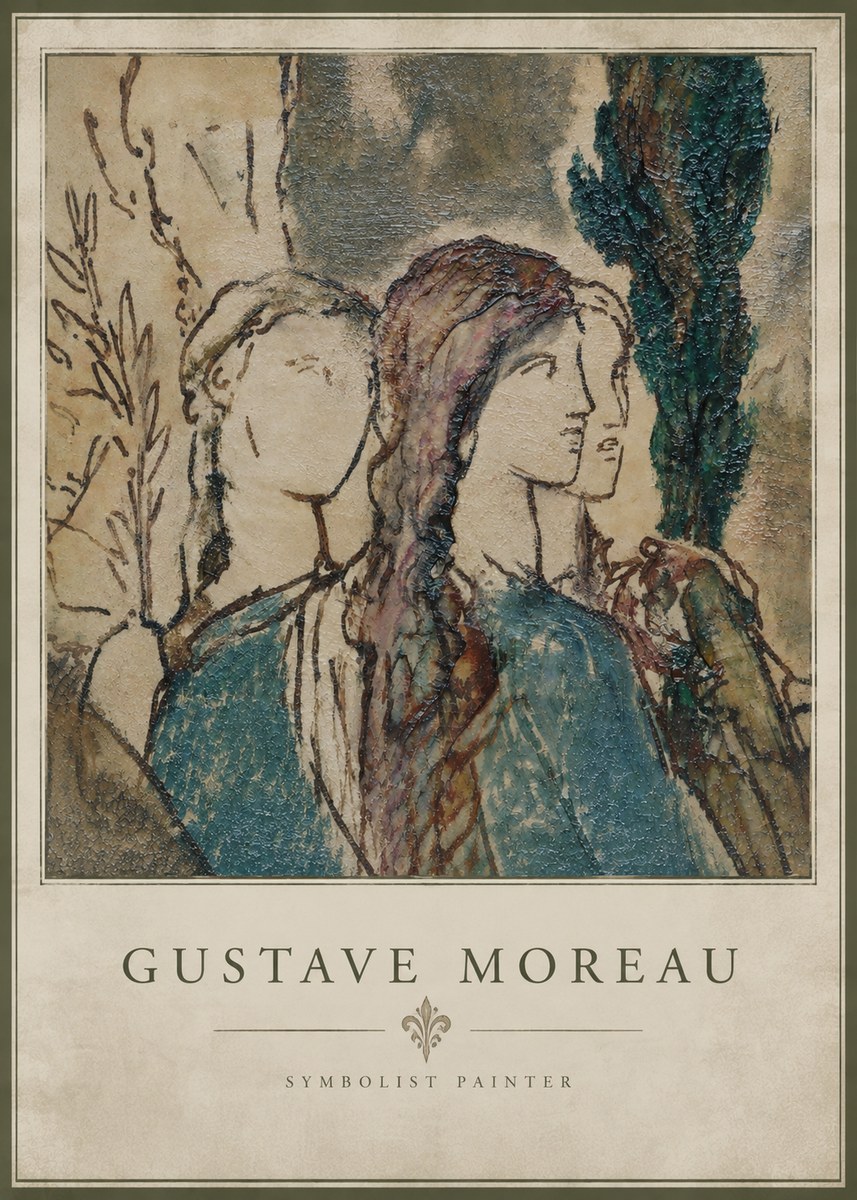 Gustave Moreau Untitled II No3 - Plakat