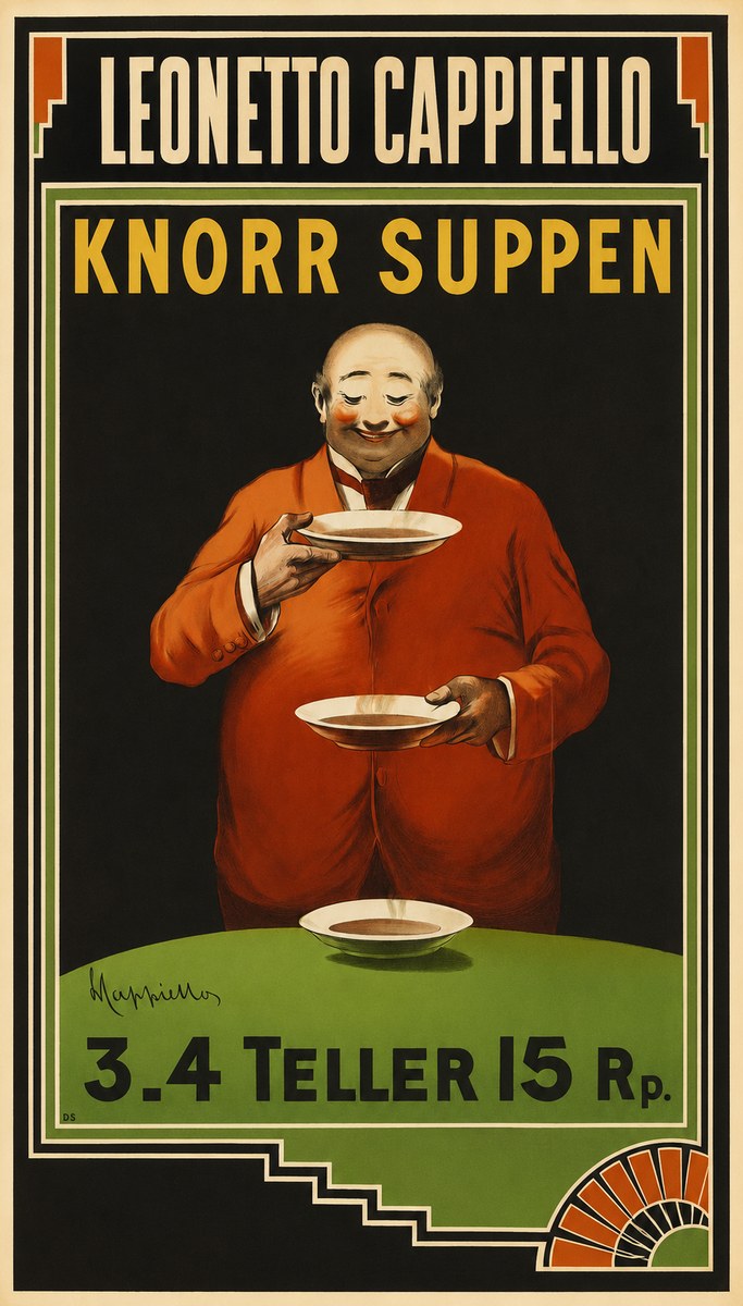 Leonetto Cappiello Knorr Suppen No1 - Plakat