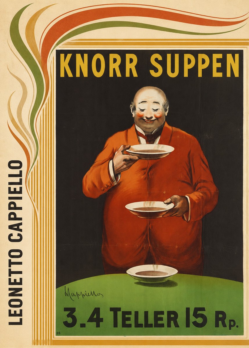 Leonetto Cappiello Knorr Suppen No5 - Plakat