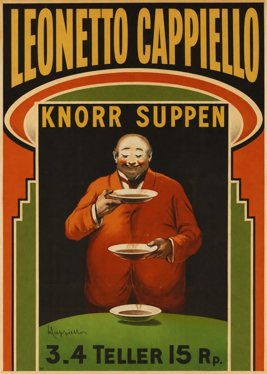 Leonetto Cappiello Knorr Suppen No6 - Plakat