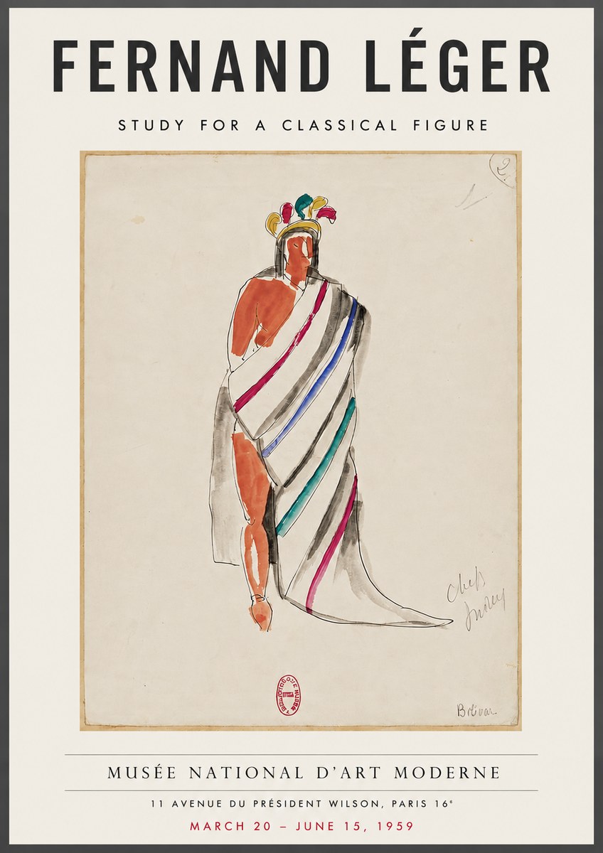 Fernand Léger Chefs Indiens No4 - Plakat