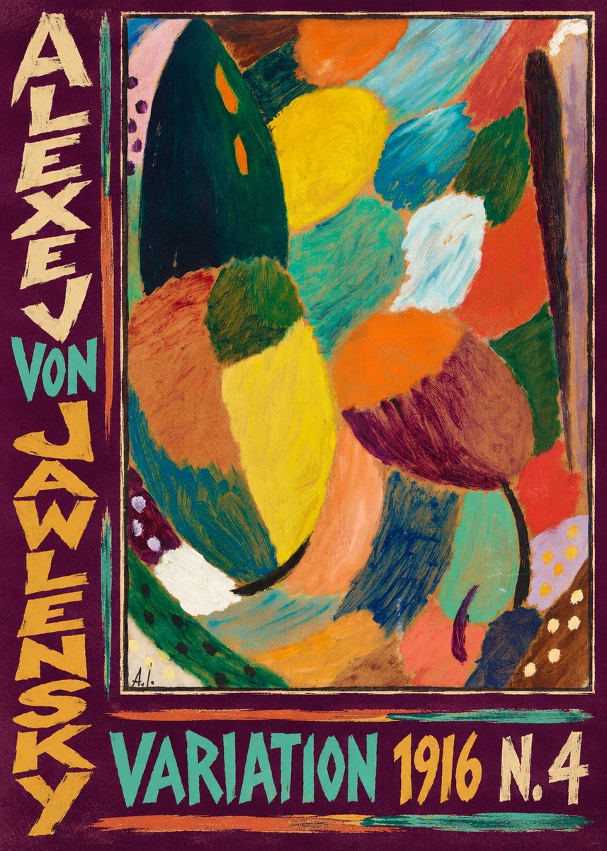 Alexej von Jawlensky Variation 1916 N.4 No5 - Plakat