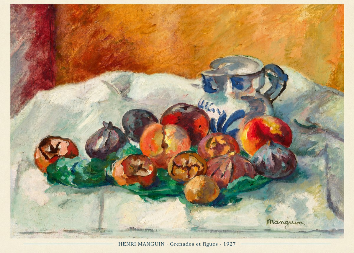 Henri Manguin Grenades Et Figues No6 - Plakat