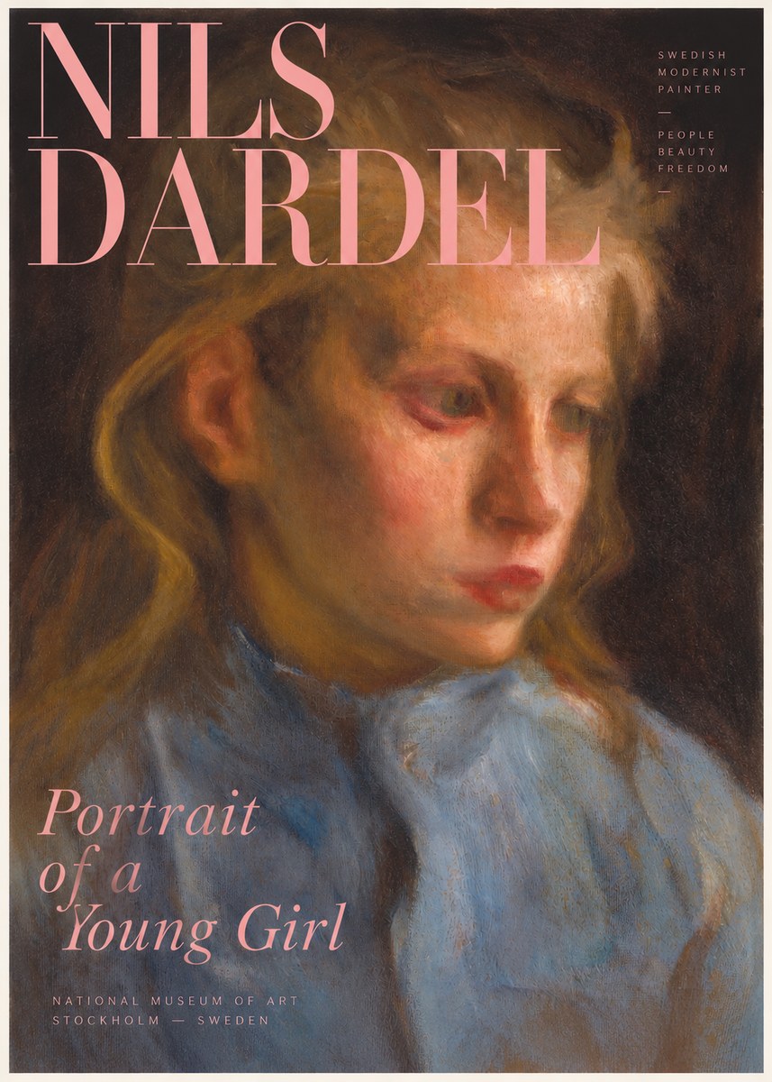 Nils Dardel Portrait of a Young Girl No2 - Plakat