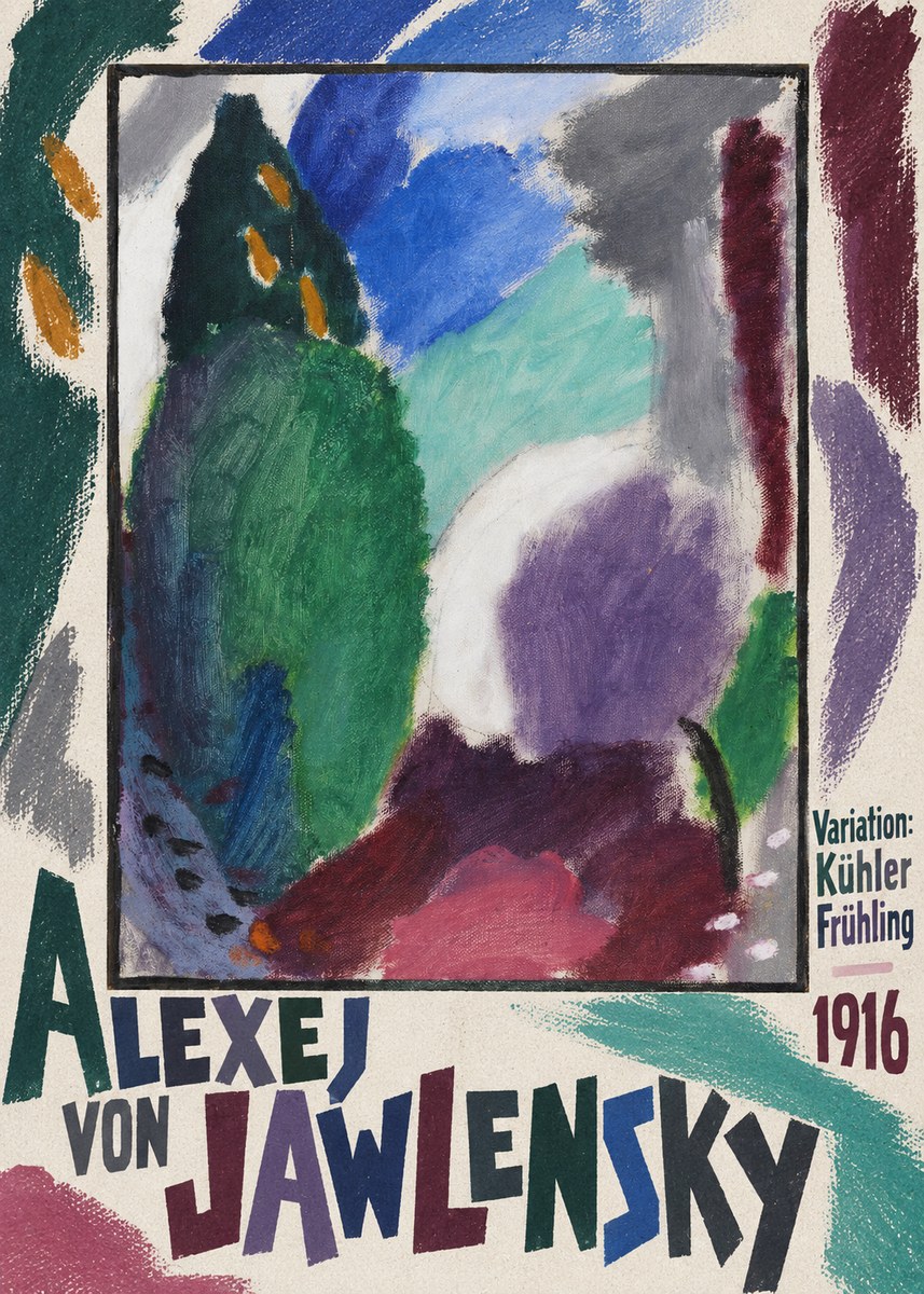 Alexej von Jawlensky Variation: Kühler Frühling No6 - Plakat
