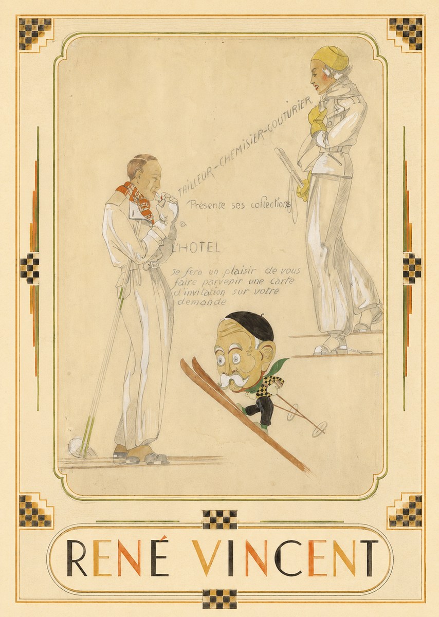 René Vincent Ttailleur-chemisier-couturier No6 - Plakat