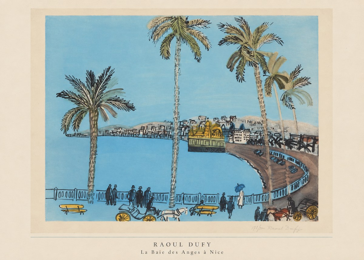 Raoul Dufy La Baie Des Anges À Nice No6 - Plakat