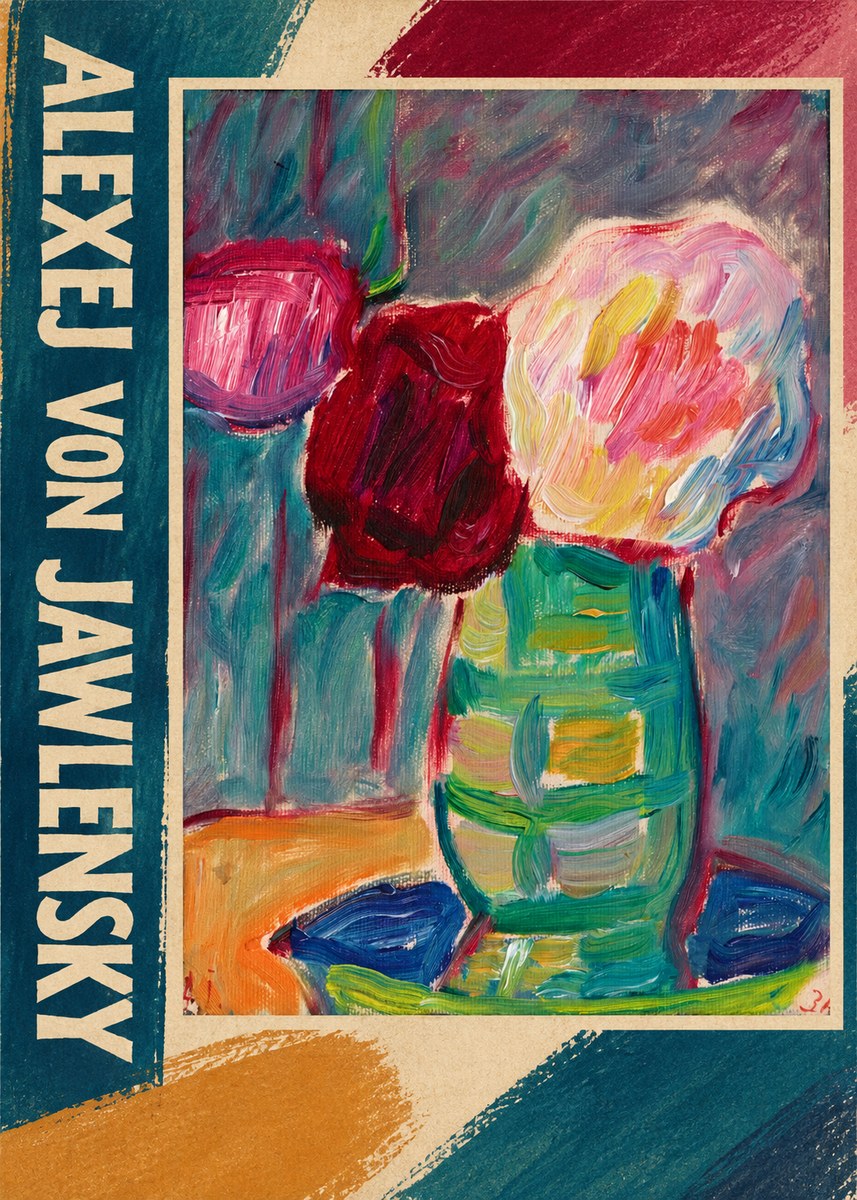 Alexej von Jawlensky Still Life with Flowers No2 - Plakat