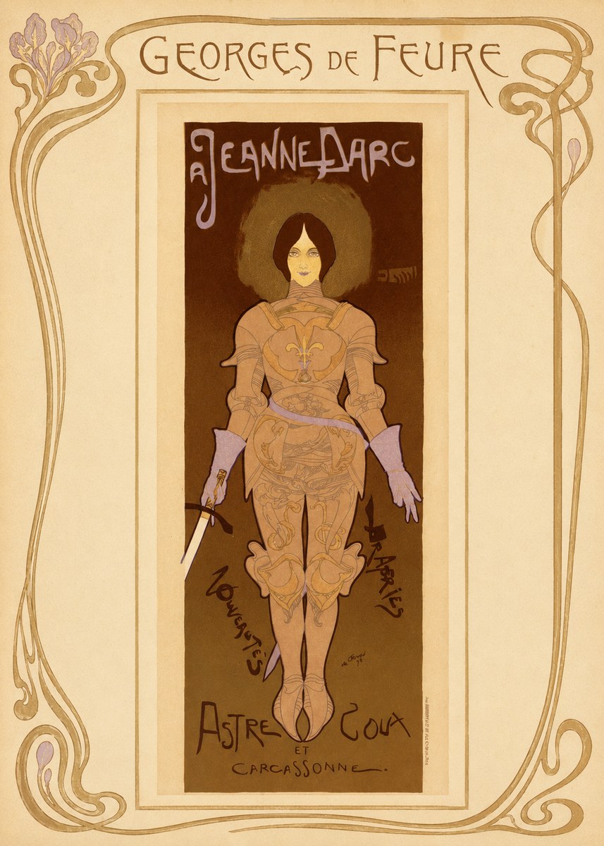 Georges de Feure Jeanne D'arc No1 - Plakat