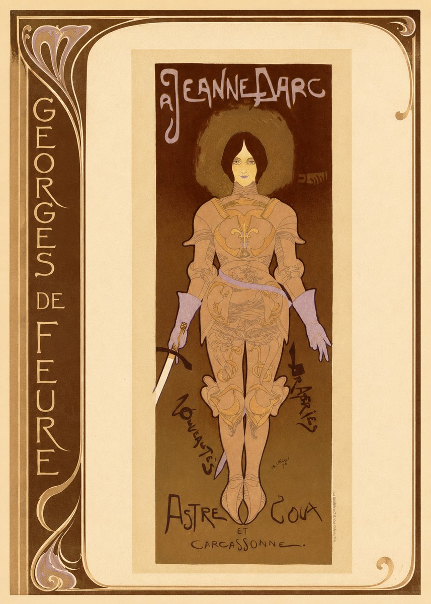Georges de Feure Jeanne D'arc No2 - Plakat