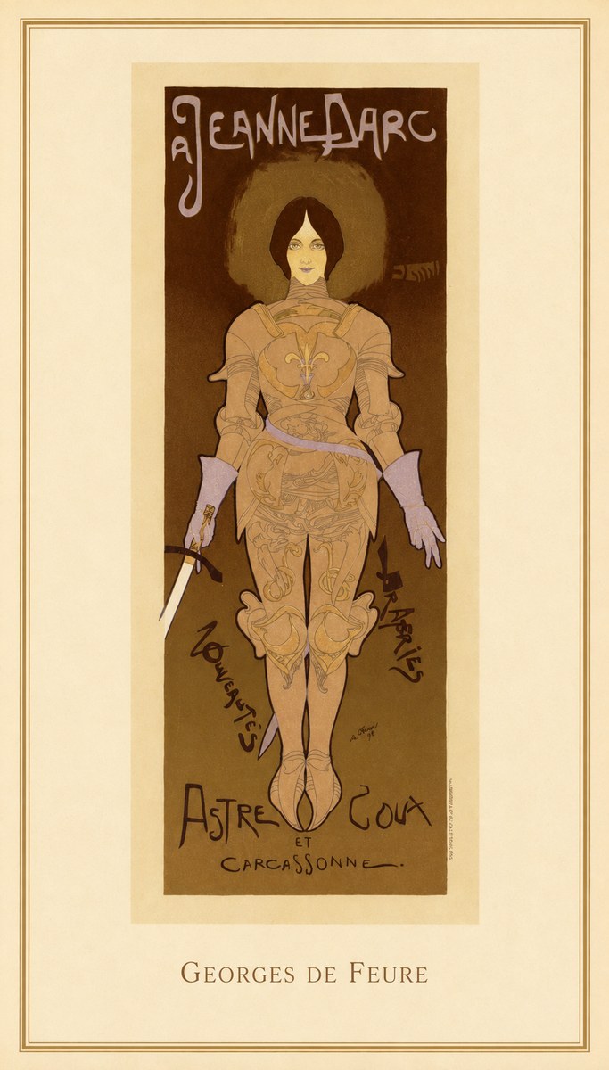 Georges de Feure Jeanne D'arc No4 - Plakat