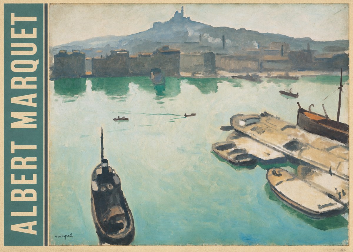 Albert Marquet Port of Marseille No2 - Plakat
