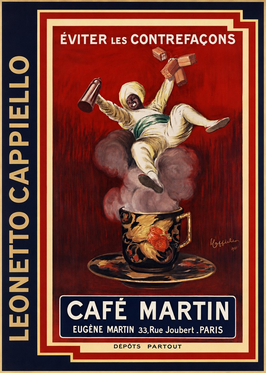 Leonetto Cappiello Café Martin No2 - Plakat
