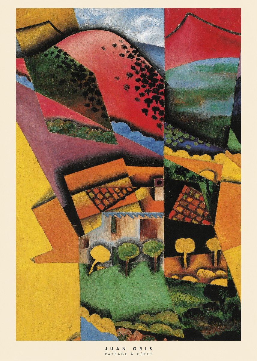 Juan Gris Paysage À Céret No6 - Plakat