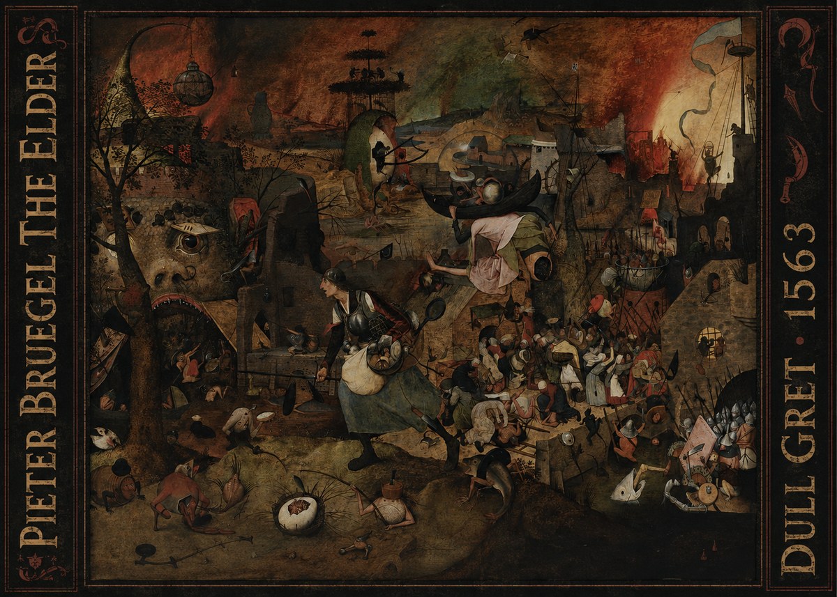 Pieter Bruegel Dull Gret III No5 - Plakat