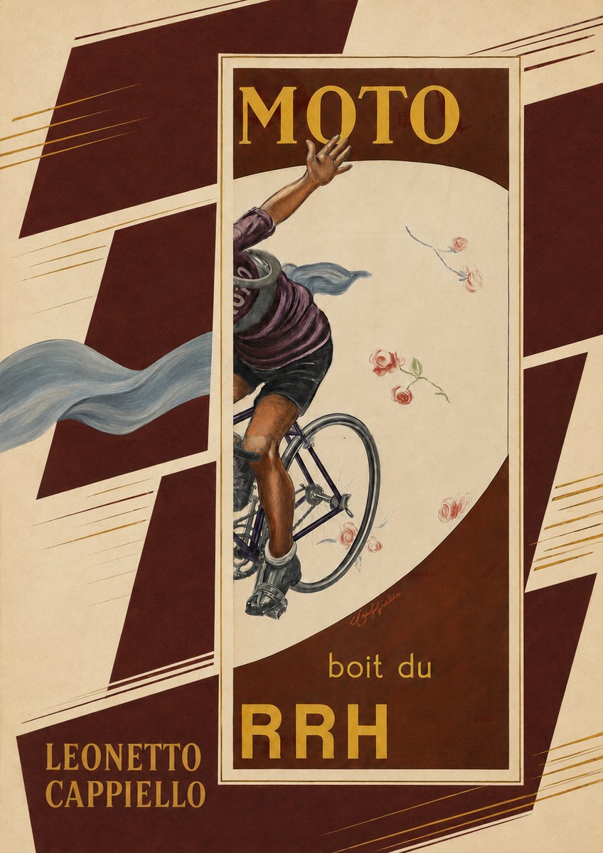 Leonetto Cappiello Moto Rrh No6 - Plakat