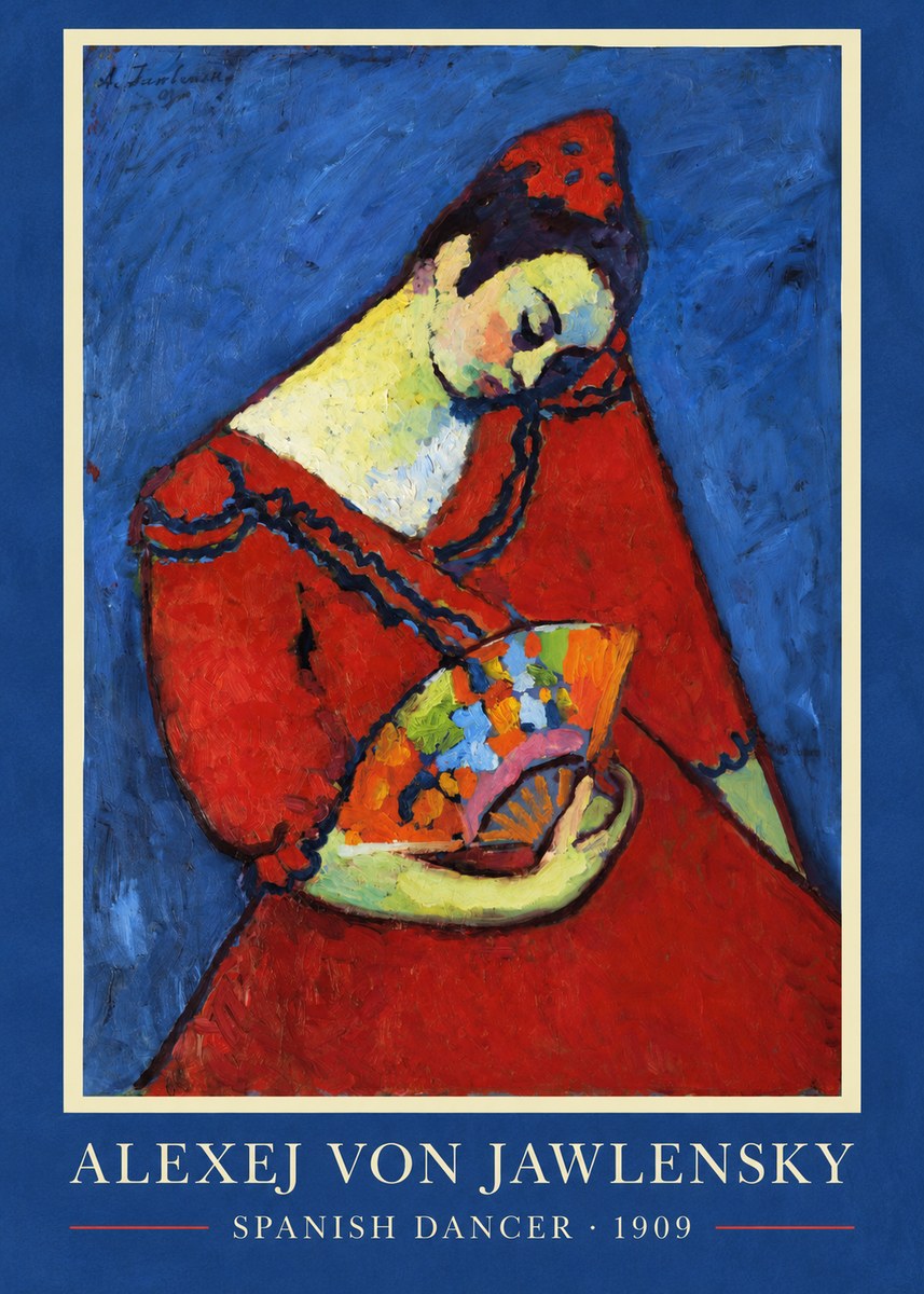 Alexej von Jawlensky Spanish Dancer No3 - Plakat