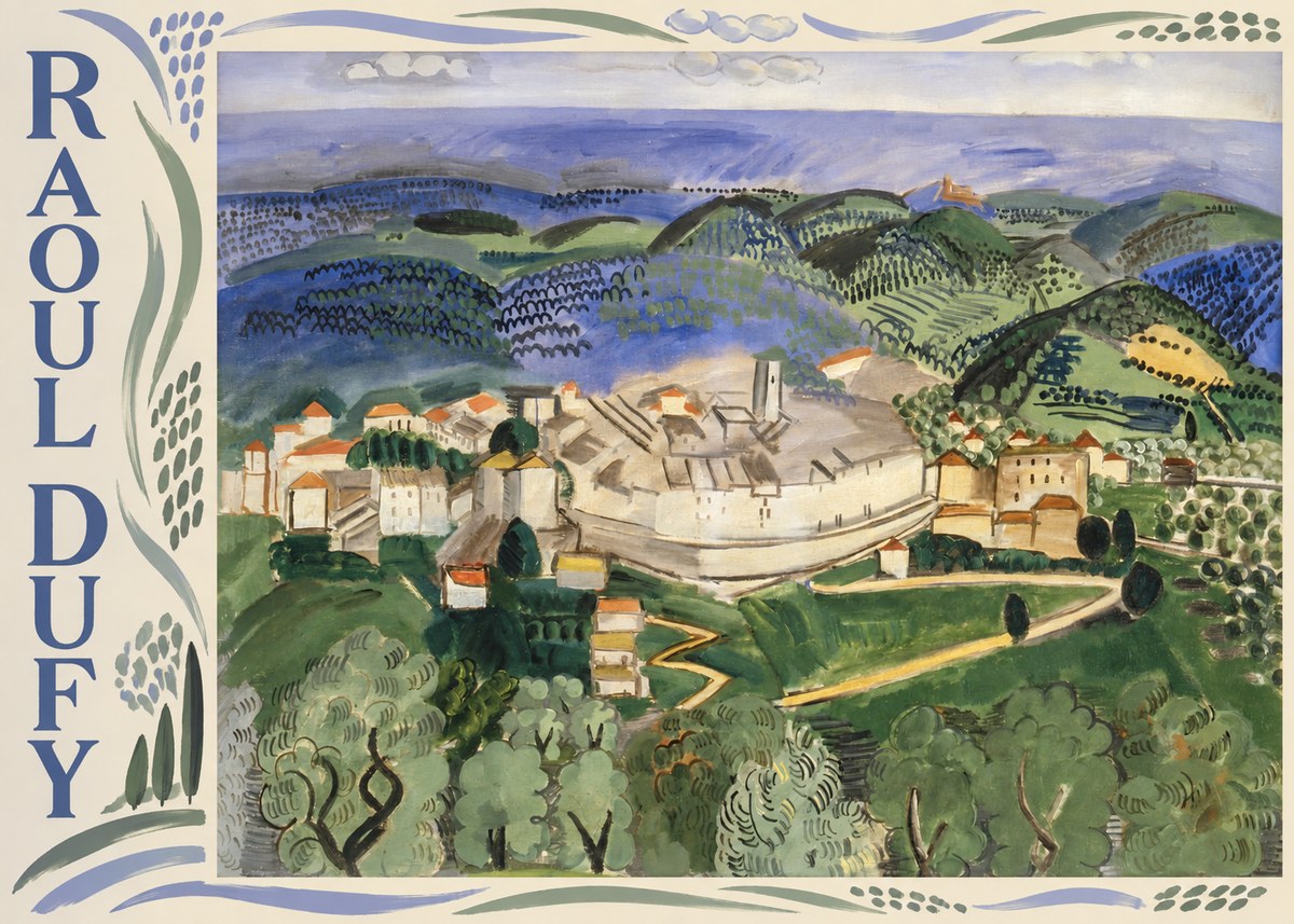 Raoul Dufy Vue De Vence No2 - Plakat