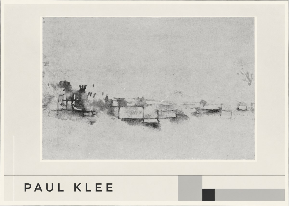 Paul Klee View of the Valley No1 - Plakat