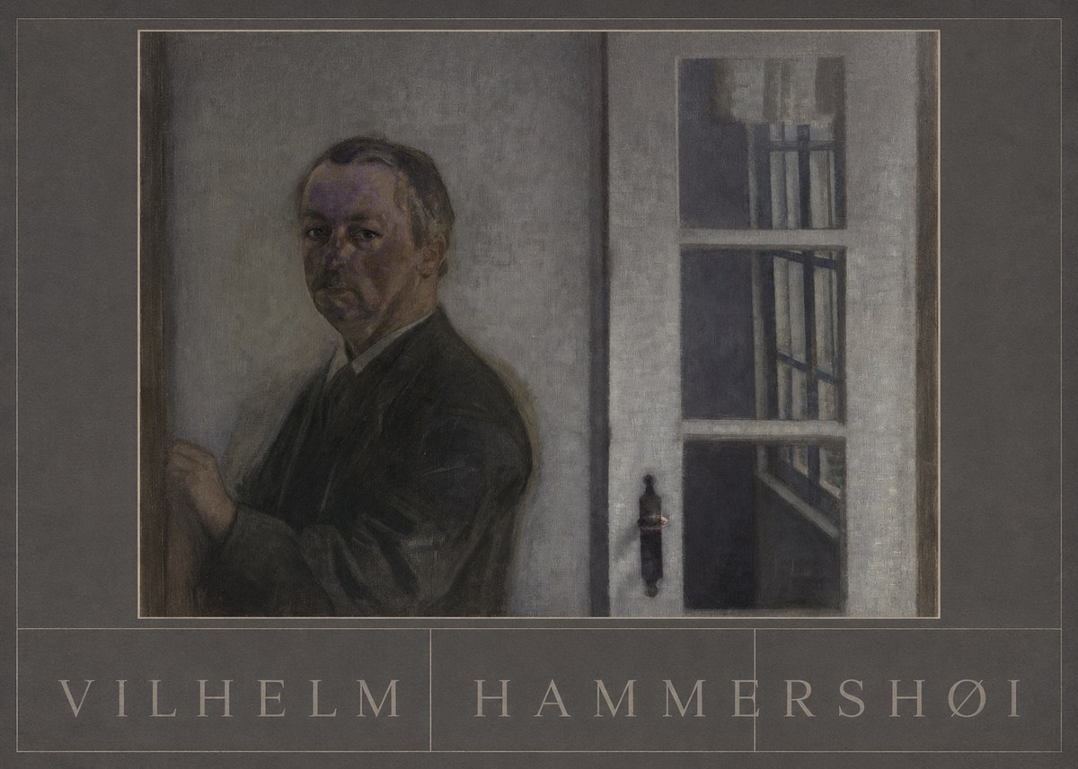 Vilhelm Hammershøi Self-portrait II No4 - Plakat