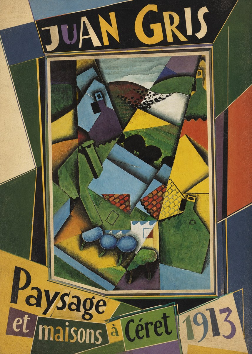 Juan Gris Paysage Et Maisons À Céret No5 - Plakat