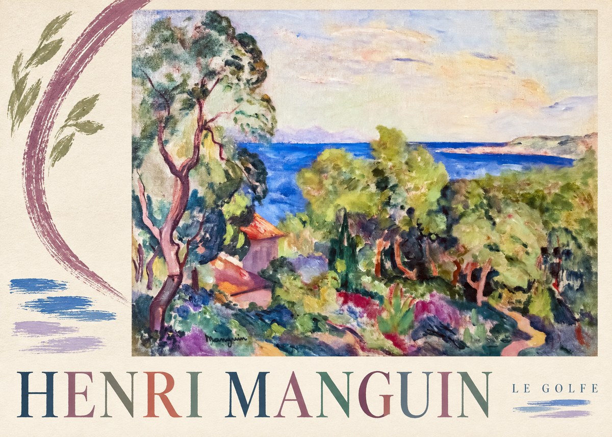 Henri Manguin Le Golfe No3 - Plakat