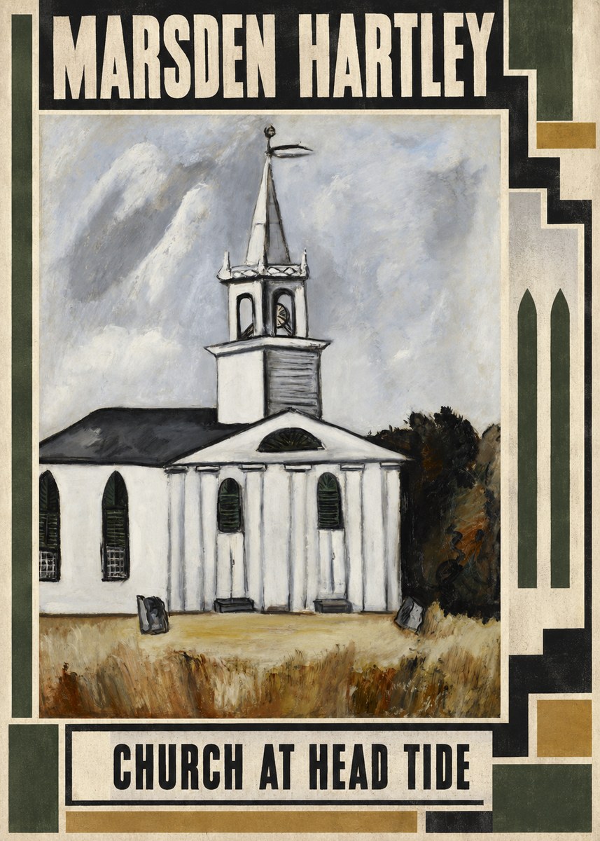 Marsden Hartley Church at Head Tide No2 - Plakat