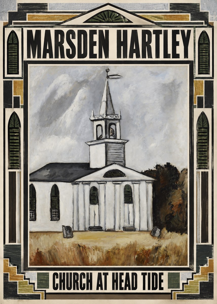 Marsden Hartley Church at Head Tide No5 - Plakat