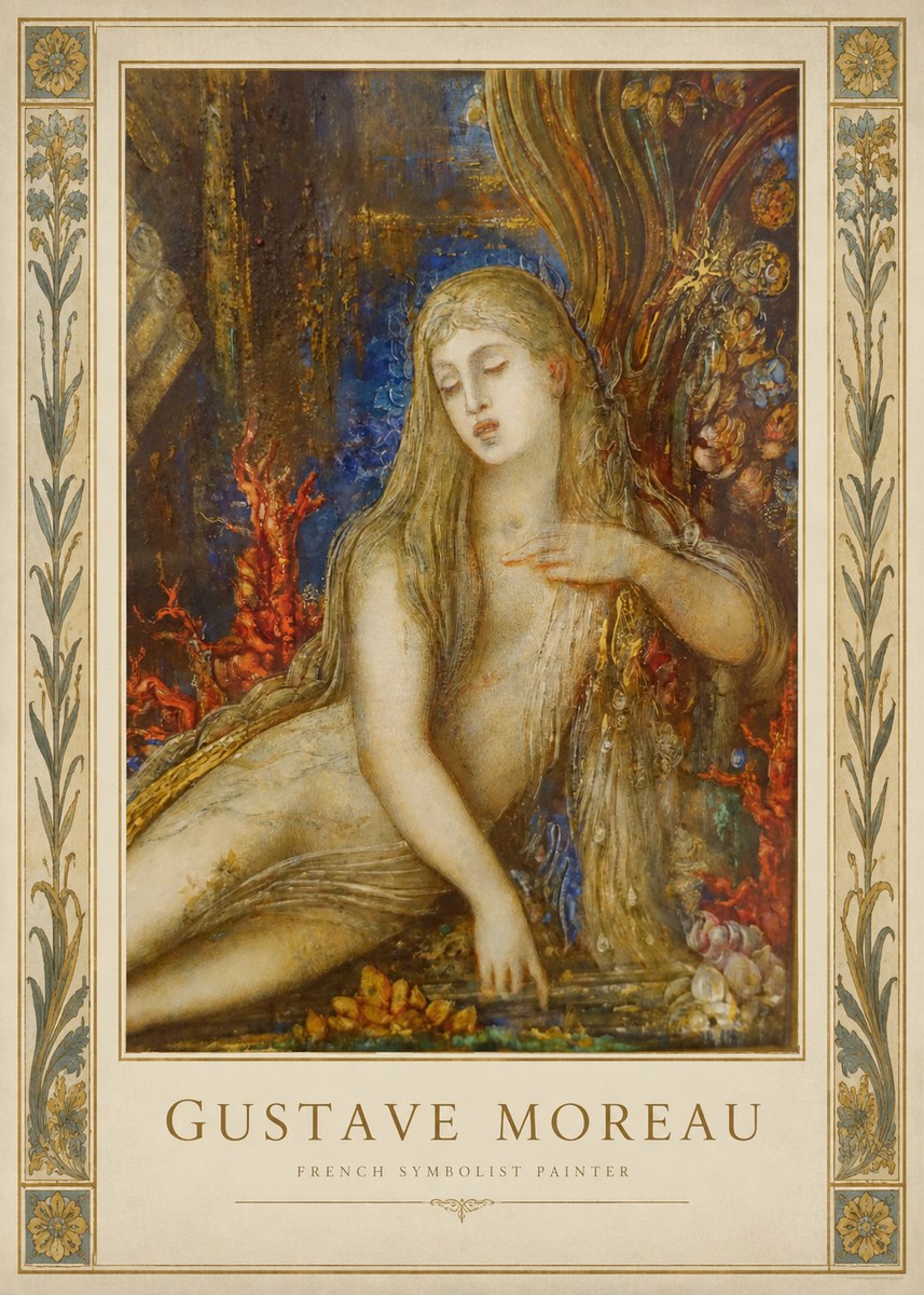 Gustave Moreau Galatea II No1 - Plakat