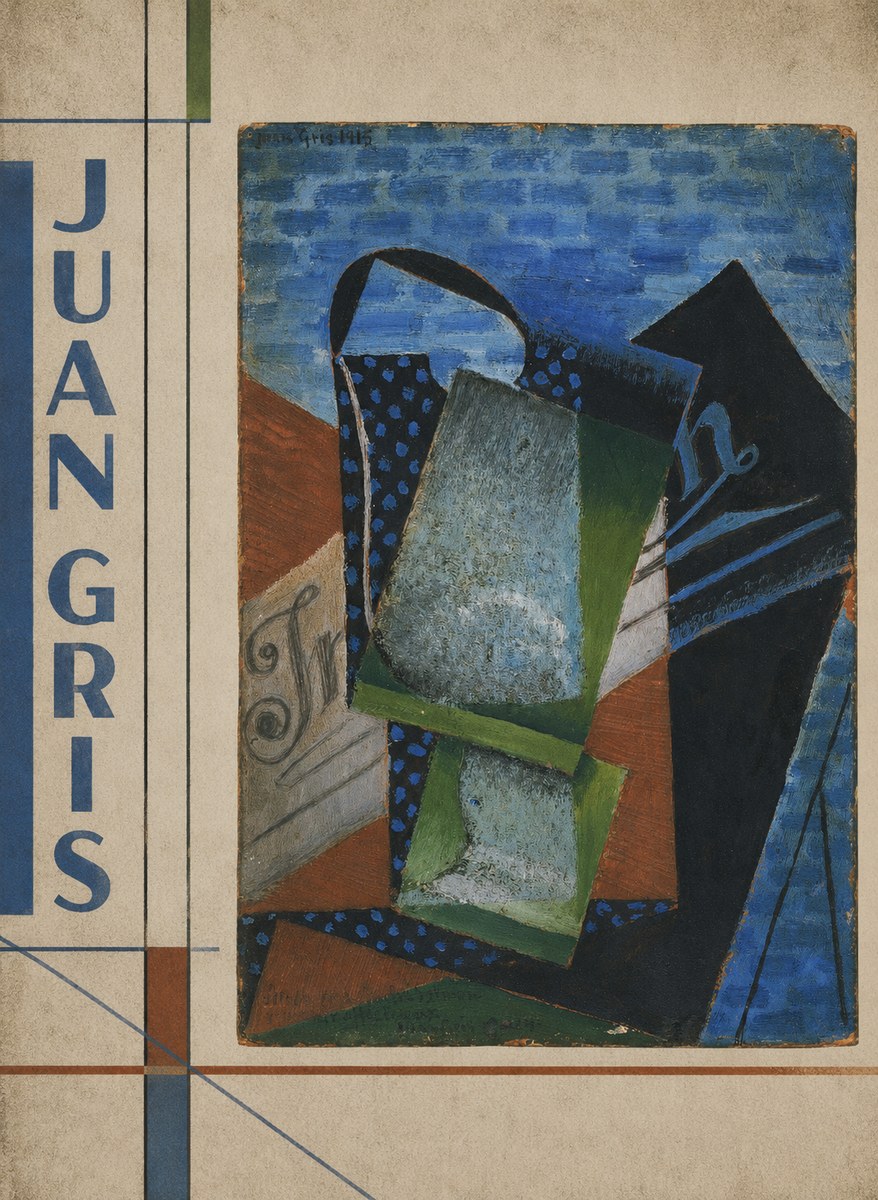 Juan Gris Still Life with Fruit Bowl and Bottle No2 - Plakat