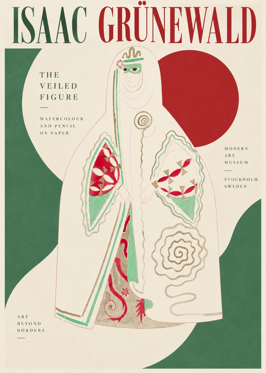 Isaac Grünewald The Veiled Figure No5 - Plakat