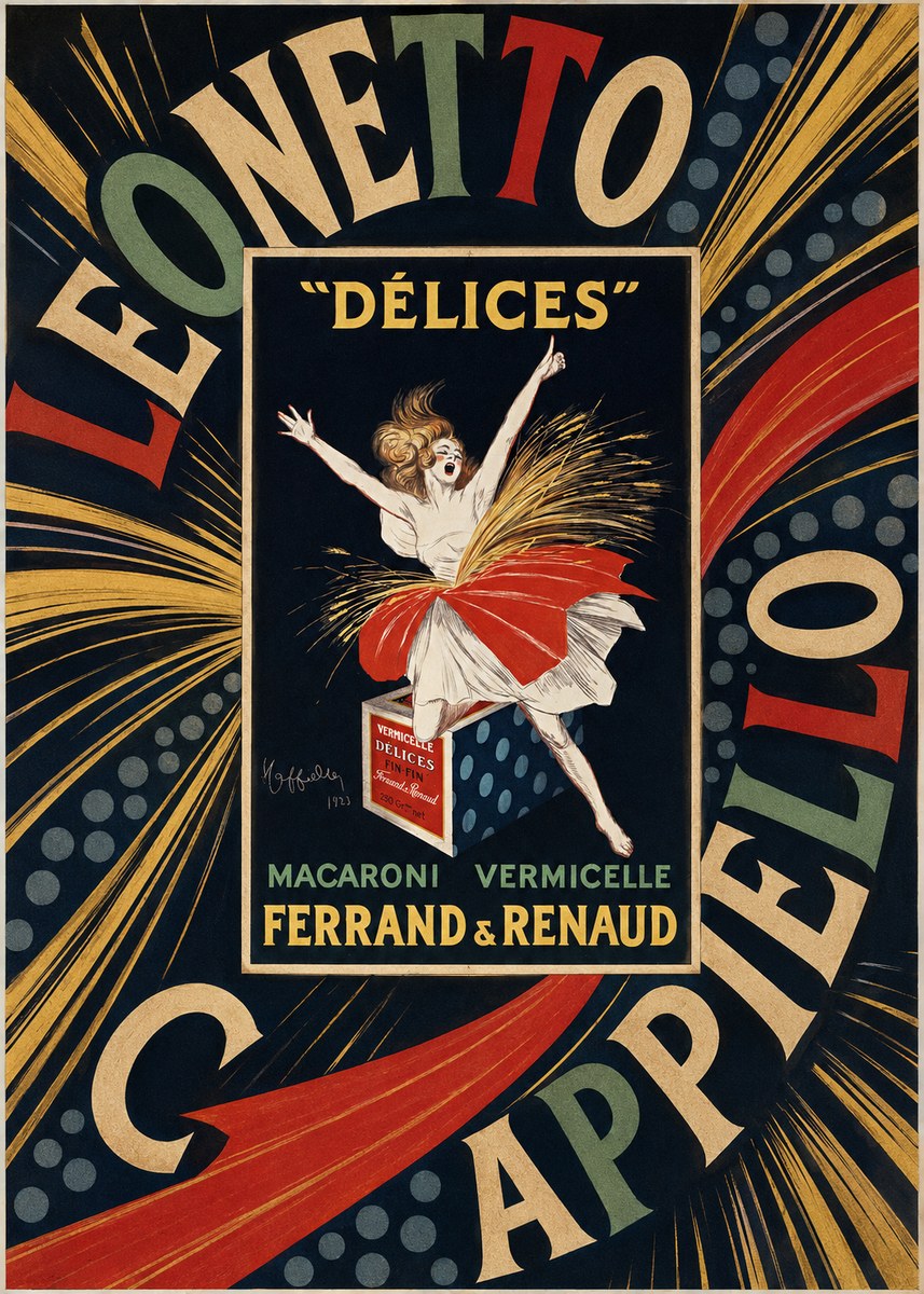Leonetto Cappiello Délices II No5 - Plakat