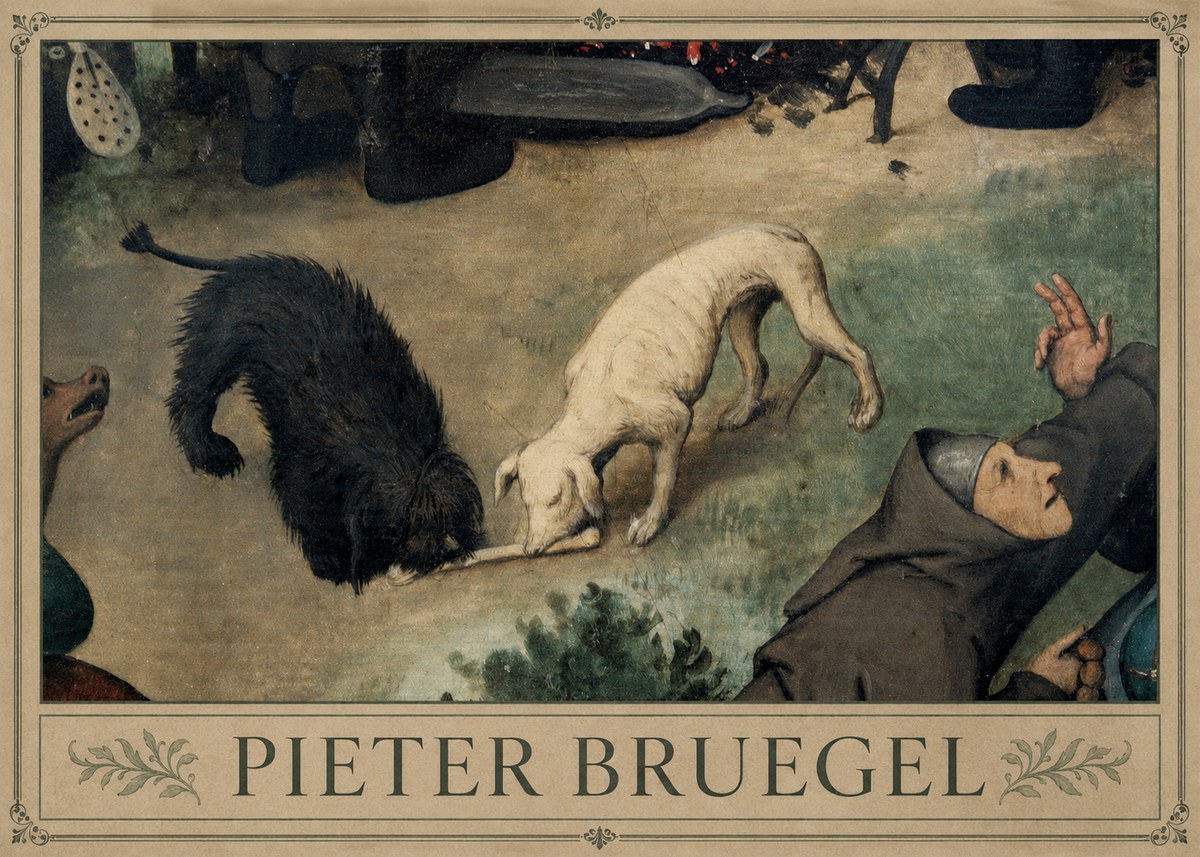 Pieter Bruegel The Beggars No1 - Plakat