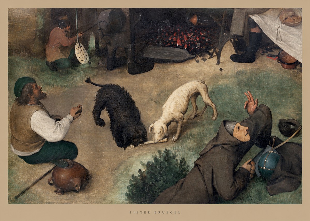 Pieter Bruegel The Beggars No6 - Plakat