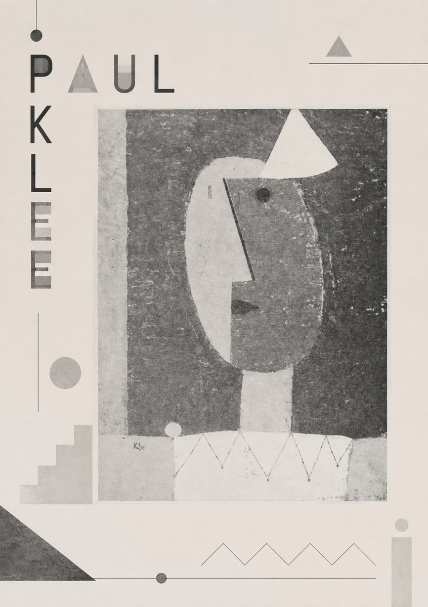 Paul Klee The Clown No4 - Plakat