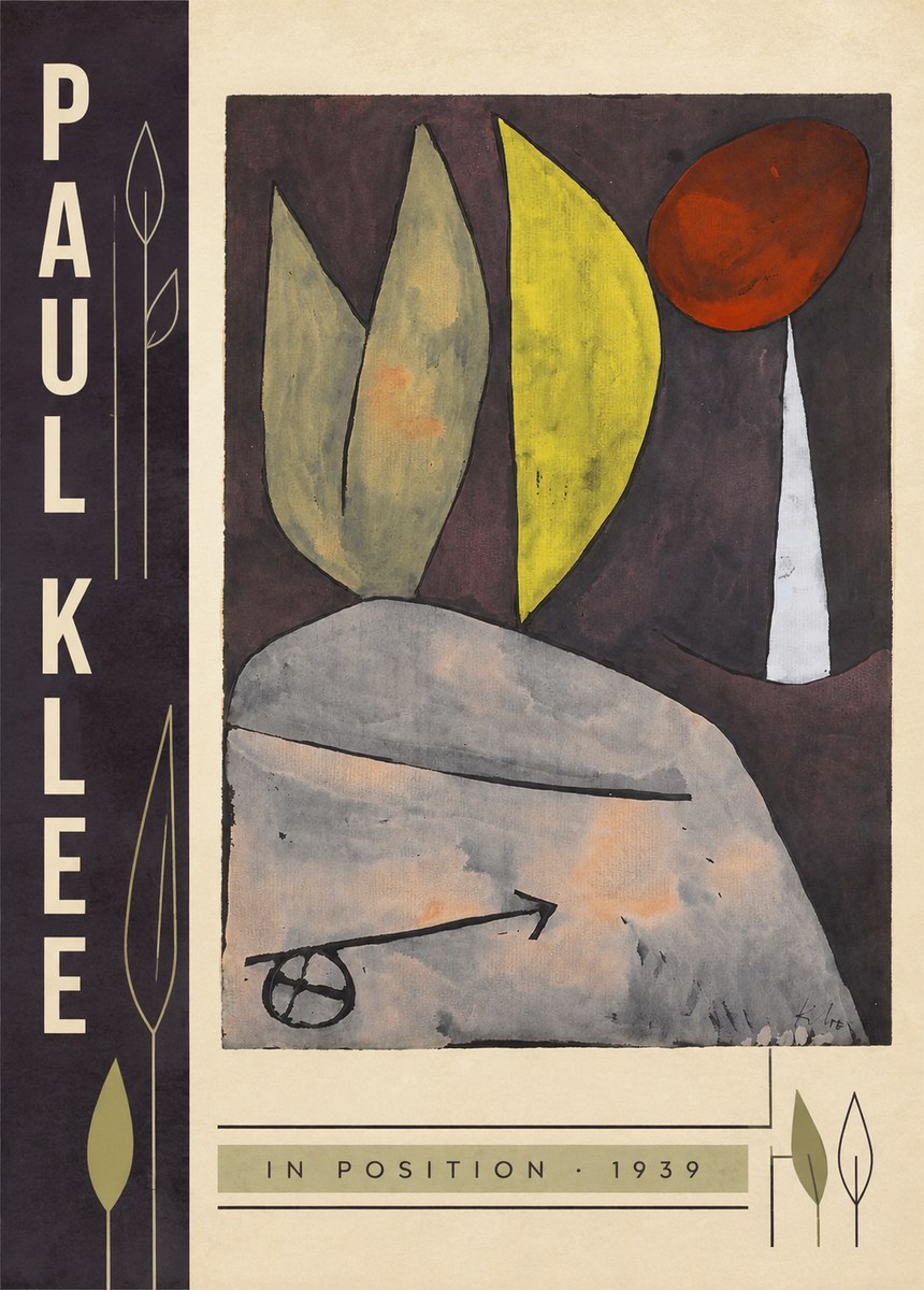Paul Klee In Position No2 - Plakat