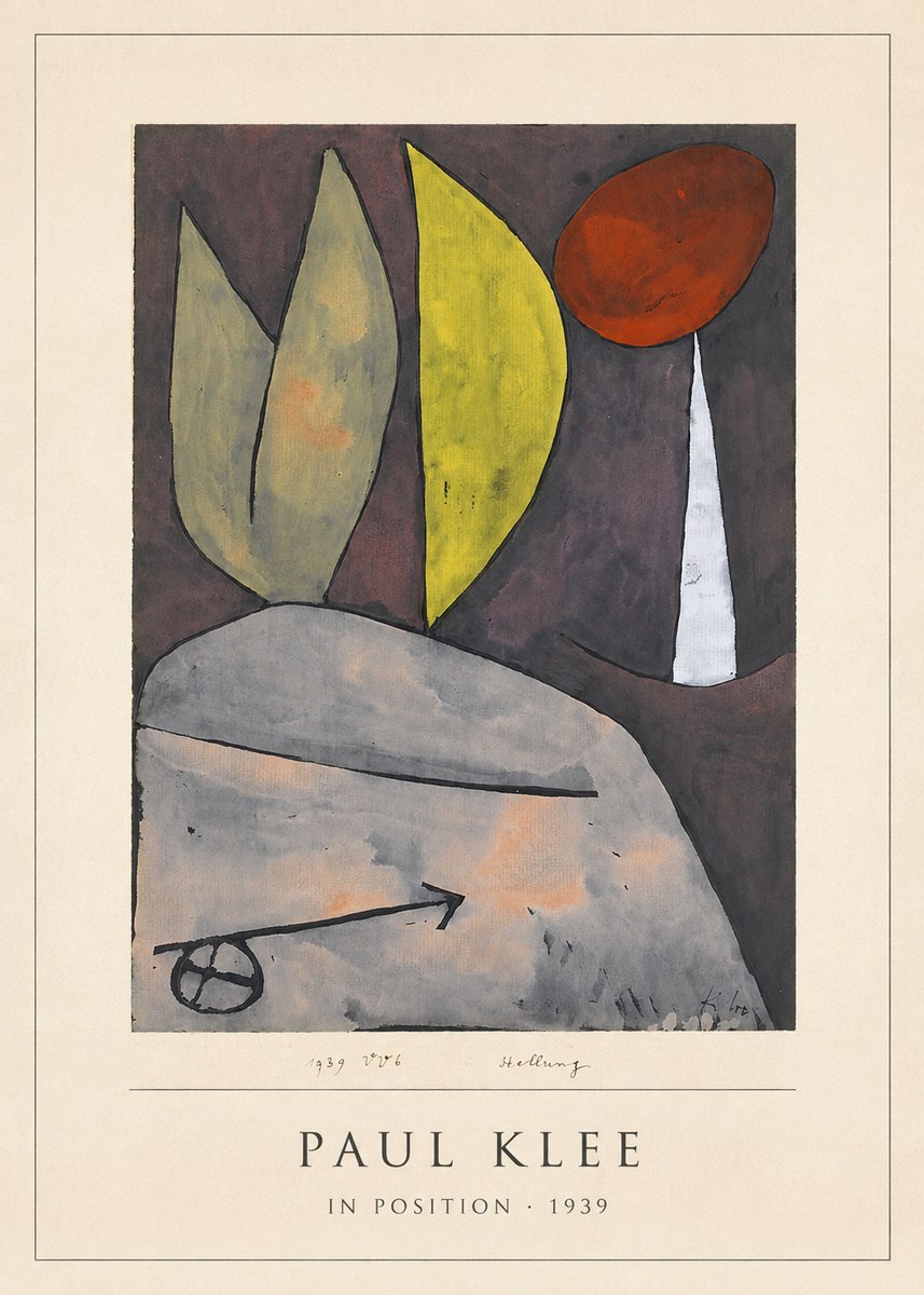 Paul Klee In Position No3 - Plakat