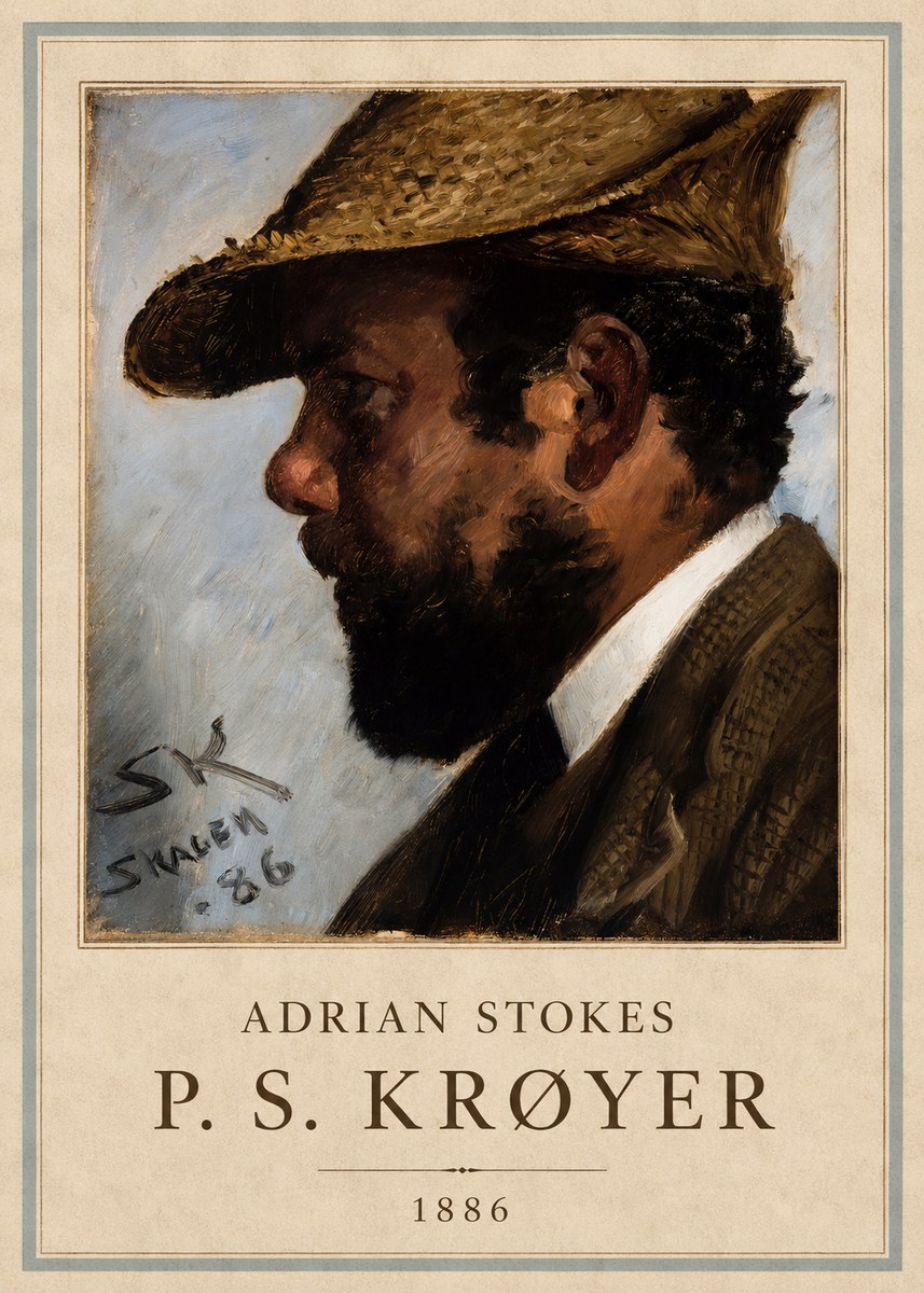 P.S. Krøyer Adrian Stokes No4 - Plakat