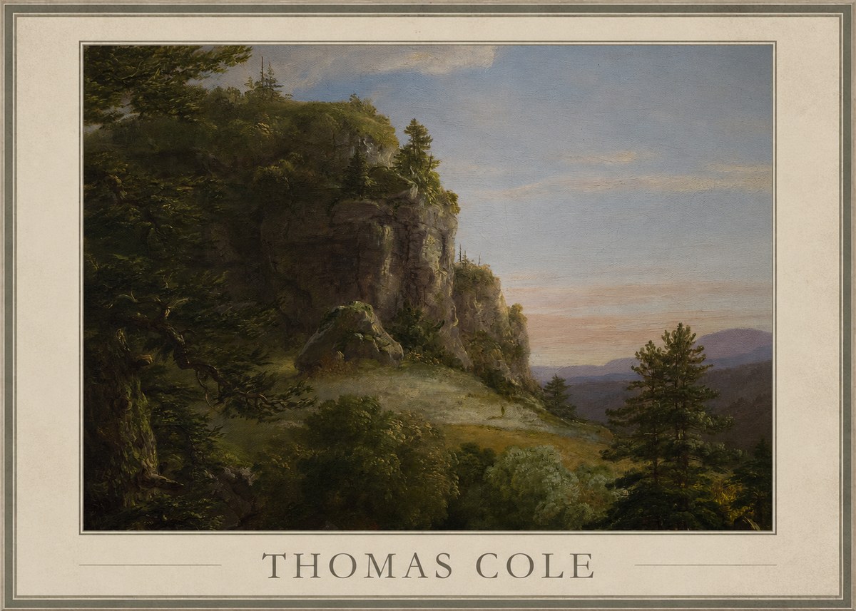 Thomas Cole Landscape, the Old Mill No5 - Plakat