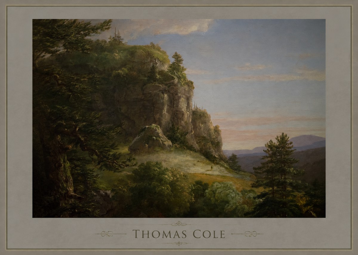 Thomas Cole Landscape, the Old Mill No6 - Plakat