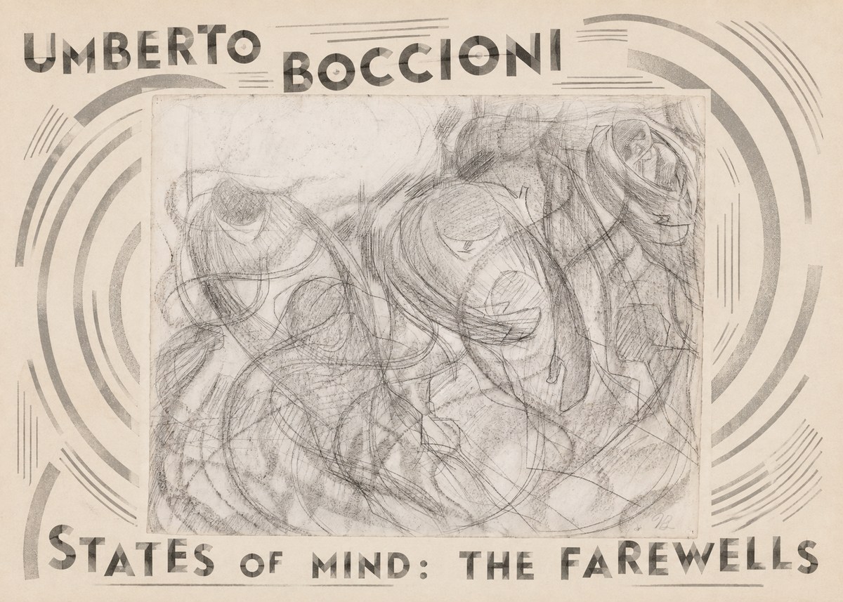 Umberto Boccioni States of Mind: the Farewells No4 - Plakat